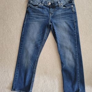 Silver Womens Tuesday Low Capri Crop Jeans Womens
